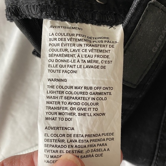 Garage Clothing Women's Black Stretchy Denim Mini Skirt Size Small - Picture 6 of 13